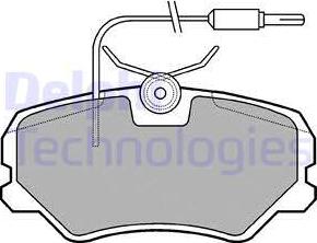 Delphi LP564 - Bremsbelagsatz, Scheibenbremse alexcarstop-ersatzteile.com