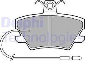 Delphi LP518 - Bremsbelagsatz, Scheibenbremse alexcarstop-ersatzteile.com