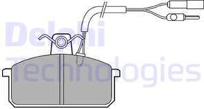 Delphi LP517 - Bremsbelagsatz, Scheibenbremse alexcarstop-ersatzteile.com