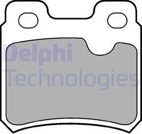 Delphi LP586 - Bremsbelagsatz, Scheibenbremse alexcarstop-ersatzteile.com