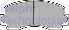 Delphi LP529 - Bremsbelagsatz, Scheibenbremse alexcarstop-ersatzteile.com