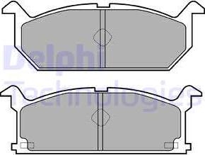 Delphi LP528 - Bremsbelagsatz, Scheibenbremse alexcarstop-ersatzteile.com