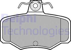 Delphi LP617 - Bremsbelagsatz, Scheibenbremse alexcarstop-ersatzteile.com