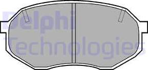 Delphi LP630 - Bremsbelagsatz, Scheibenbremse alexcarstop-ersatzteile.com