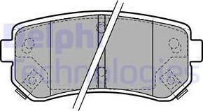 Delphi LP1952 - Bremsbelagsatz, Scheibenbremse alexcarstop-ersatzteile.com