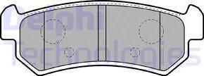 Delphi LP1910 - Bremsbelagsatz, Scheibenbremse alexcarstop-ersatzteile.com