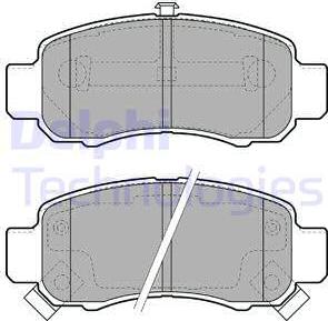 Delphi LP1973 - Bremsbelagsatz, Scheibenbremse alexcarstop-ersatzteile.com
