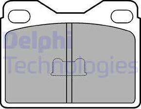 Delphi LP145 - Bremsbelagsatz, Scheibenbremse alexcarstop-ersatzteile.com