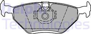 Delphi LP1423 - Bremsbelagsatz, Scheibenbremse alexcarstop-ersatzteile.com