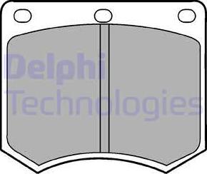 Delphi LP154 - Bremsbelagsatz, Scheibenbremse alexcarstop-ersatzteile.com