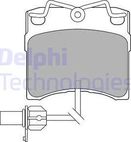 Delphi LP1535 - Bremsbelagsatz, Scheibenbremse alexcarstop-ersatzteile.com