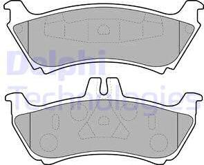 Delphi LP1692 - Bremsbelagsatz, Scheibenbremse alexcarstop-ersatzteile.com