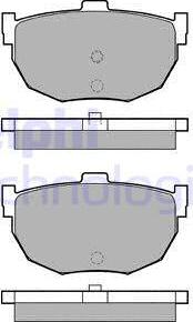 Delphi LP1072 - Bremsbelagsatz, Scheibenbremse alexcarstop-ersatzteile.com