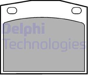 Delphi LP118 - Bremsbelagsatz, Scheibenbremse alexcarstop-ersatzteile.com