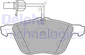 Delphi LP1801-18B1 - Bremsbelagsatz, Scheibenbremse alexcarstop-ersatzteile.com