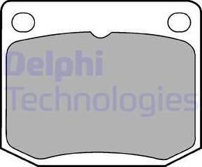 Delphi LP131 - Bremsbelagsatz, Scheibenbremse alexcarstop-ersatzteile.com