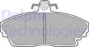 Delphi LP1210 - Bremsbelagsatz, Scheibenbremse alexcarstop-ersatzteile.com