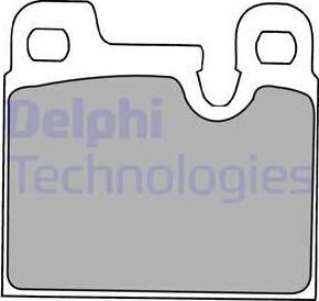 Delphi LP1230 - Bremsbelagsatz, Scheibenbremse alexcarstop-ersatzteile.com