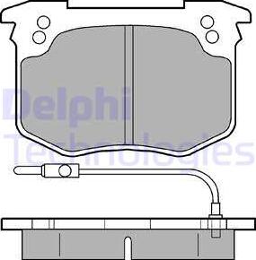 Delphi LP175 - Bremsbelagsatz, Scheibenbremse alexcarstop-ersatzteile.com