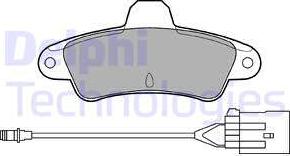 Delphi LP853 - Bremsbelagsatz, Scheibenbremse alexcarstop-ersatzteile.com