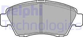 Delphi LP809 - Bremsbelagsatz, Scheibenbremse alexcarstop-ersatzteile.com