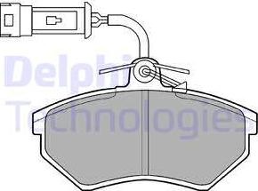 Delphi LP884 - Bremsbelagsatz, Scheibenbremse alexcarstop-ersatzteile.com