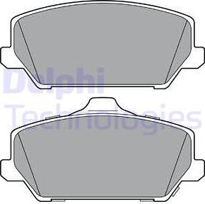 Delphi LP3403 - Bremsbelagsatz, Scheibenbremse alexcarstop-ersatzteile.com