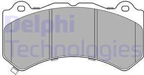 Delphi LP3154 - Bremsbelagsatz, Scheibenbremse alexcarstop-ersatzteile.com