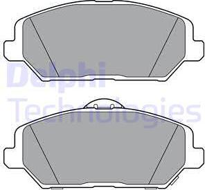 Delphi LP3385 - Bremsbelagsatz, Scheibenbremse alexcarstop-ersatzteile.com