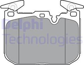 Delphi LP3383 - Bremsbelagsatz, Scheibenbremse alexcarstop-ersatzteile.com