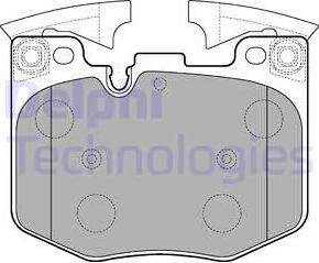 Delphi LP3235 - Bremsbelagsatz, Scheibenbremse alexcarstop-ersatzteile.com