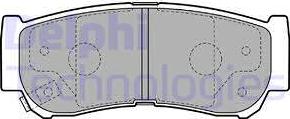 Delphi LP2049 - Bremsbelagsatz, Scheibenbremse alexcarstop-ersatzteile.com