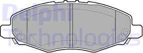 Delphi LP2059 - Bremsbelagsatz, Scheibenbremse alexcarstop-ersatzteile.com