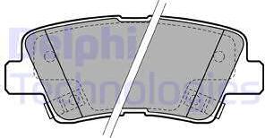 Delphi LP2195 - Bremsbelagsatz, Scheibenbremse alexcarstop-ersatzteile.com