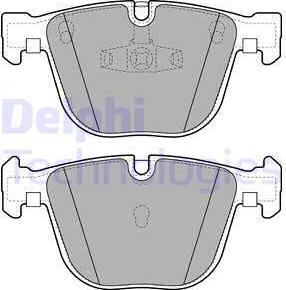 Delphi LP2141 - Bremsbelagsatz, Scheibenbremse alexcarstop-ersatzteile.com