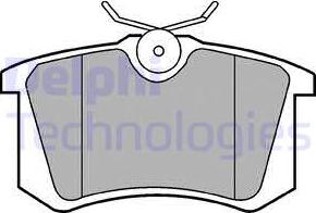 Delphi LP2255 - Bremsbelagsatz, Scheibenbremse alexcarstop-ersatzteile.com