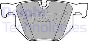 Delphi LP2256 - Bremsbelagsatz, Scheibenbremse alexcarstop-ersatzteile.com