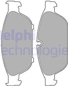 Delphi LP2238 - Bremsbelagsatz, Scheibenbremse alexcarstop-ersatzteile.com