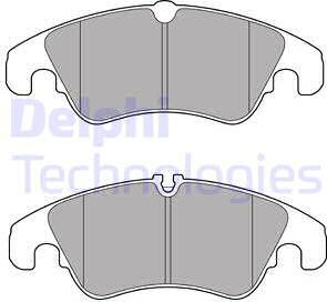 Delphi LP2715 - Bremsbelagsatz, Scheibenbremse alexcarstop-ersatzteile.com