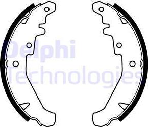 Delphi LS1924 - Bremsbackensatz alexcarstop-ersatzteile.com