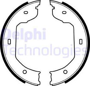 Delphi LS1920 - Bremsbackensatz alexcarstop-ersatzteile.com