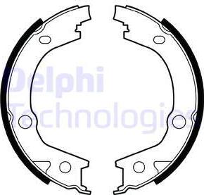 Delphi LS2001 - Bremsbackensatz, Feststellbremse alexcarstop-ersatzteile.com