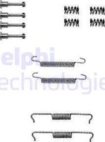 Delphi LY1330 - Zubehörsatz, Feststellbremsbacken alexcarstop-ersatzteile.com