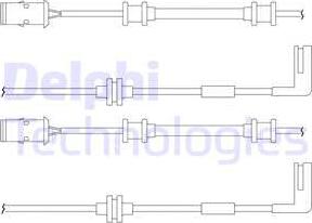 Delphi LZ0148 - Warnkontakt, Bremsbelagverschleiß alexcarstop-ersatzteile.com