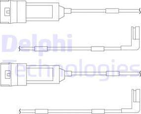 Delphi LZ0114 - Warnkontakt, Bremsbelagverschleiß alexcarstop-ersatzteile.com