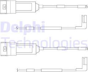 Delphi LZ0113 - Warnkontakt, Bremsbelagverschleiß alexcarstop-ersatzteile.com