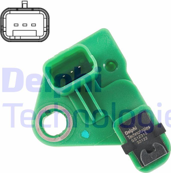 Delphi SS12315-12B1 - Impulsgeber, Kurbelwelle alexcarstop-ersatzteile.com