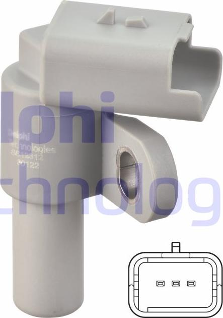 Delphi SS12312-12B1 - Sensor, Nockenwellenposition alexcarstop-ersatzteile.com