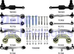 Delphi TC1300KIT-11B1 - Reparatursatz, Querlenker alexcarstop-ersatzteile.com