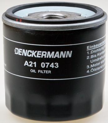 Denckermann A210743 - Ölfilter alexcarstop-ersatzteile.com